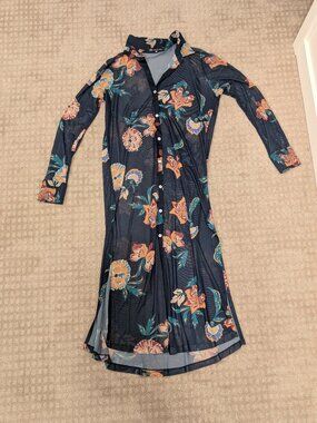 Souq Long Sheer Blouse - Women's sz M